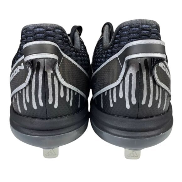 Adidas Icon 7 Dripped Out Metal Baseball Cleats Black Men's 10 New with Tags - Picture 5 of 12